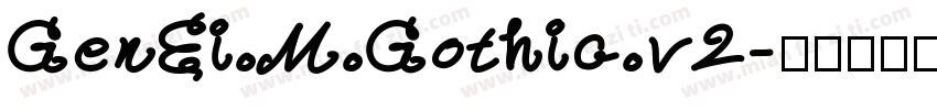 GenEi M Gothic v2字体转换